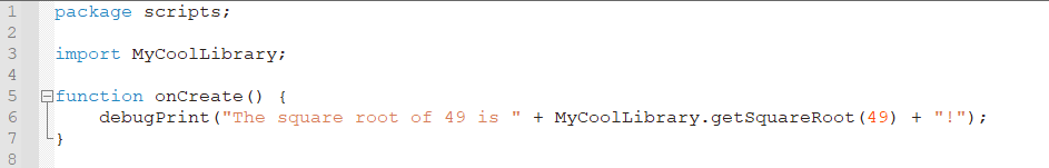 Adding our Custom Library