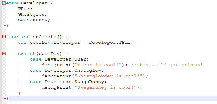 Enums working in HScript